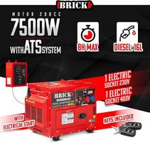 generatorius 7 kw - Brick, 7500 W - 2 nuotrauka