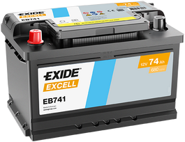 EXIDE Excell EB741 74Ah 680A