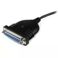 usb spausdintuvas laidas - StarTech USB to DB25 Parallel Adapter 1.8m Juodas (Black) - 3 nuotrauka