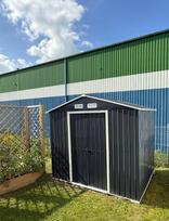 185 - Metalinis sodo sandėliukas Timbela M4,61 m², Antracitas (Anthracite) - 7 nuotrauka