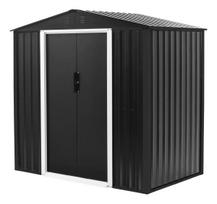 185 - Metalinis sodo sandėliukas Timbela M4,61 m², Antracitas (Anthracite) - 9 nuotrauka