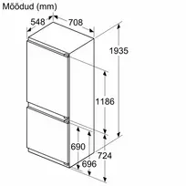 bosch imontuojamas saldiklis - Bosch KBN96SDD0 - 4 nuotrauka