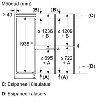 bosch imontuojamas saldiklis - Bosch KIN96SFD0 - 4 nuotrauka