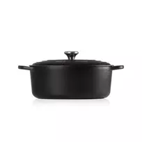ketaus juodas - Le Creuset Ketaus puodas ovalus 31 cm, 6,3 l, juodas (Black) - 2 nuotrauka