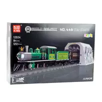 konstruktorius nuotoliniu - LEAN Toys Nuotoliniu būdu valdomas Garvežys RC Žalias (Green), 1212 vnt. - 4 nuotrauka