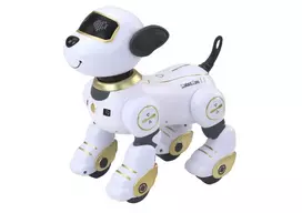 nuotoliniu budu valdomas robotas - Lean Toys Nuotoliniu būdu valdomas interaktyvus robotas šuo Auksinis (Golden) - 2 nuotrauka