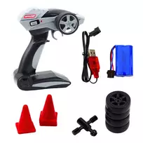drift car - Lean Toys RC lenktyninis automobilis su drift funkcija Raudonas (Red) 1:16 - 3 nuotrauka