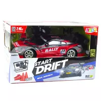 drift car - Lean Toys RC lenktyninis automobilis su drift funkcija Raudonas (Red) 1:16 - 4 nuotrauka