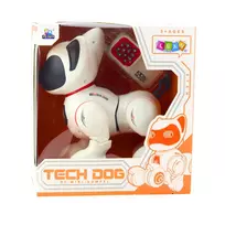 robotas suo - Lean Toys Interaktyvus robotas-šuo su nuotoliniu valdymu Baltas (White) Oranžinis (Orange) - 4 nuotrauka