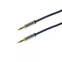 kabelis 3.5mm audio 5m - LogiLink Audio Cable Jack to Jack Blue 5m - 2 nuotrauka