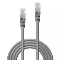 tinklo kabeliai utp cat 6 - Lindy Cat.6 F/UTP Network Cable 0.5m Grey - 2 nuotrauka