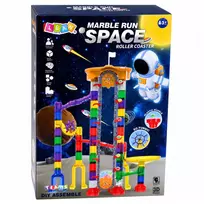 toys su - Lean Toys Konstruktorius su kamuoliukų trasa ir kėlimo mechanizmu, 153 vnt. - 5 nuotrauka