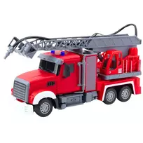 masina su pultu - LEAN Toys Gaisrinė mašina su nuotolinio valdymo pultu 1:24, Raudona (Red) - 2 nuotrauka