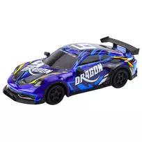 drifting rc - Lean Toys RC sportinis automobilis su apšviestu kėbulu, Mėlynas (Blue) - 3 nuotrauka