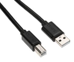 usb y cable - Unitek Cable USB / USB-B 1m Black - 2 nuotrauka