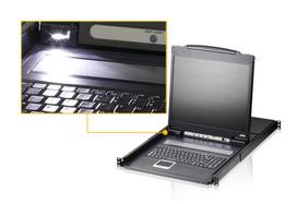 komutatorius aten - ATEN CL1308N-ATA-AG 8-PORT PS/2 VGA 17'' LCD KVM SWITCH - 2 nuotrauka