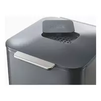 siuksliadeze rusiavimui - Joseph Joseph Totem Compact šiukšliadėžė rūšiavimui 40 l Pilka (Grey) - 4 nuotrauka