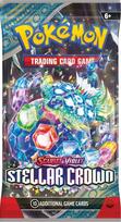 pokemon scarlet violet - Pokémon TCG Kortų žaidimas Scarlet & Violet: Stellar Crown Booster, EN - 4 nuotrauka