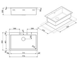 virtuves plautuve - SMEG VQR71RS - 2 nuotrauka