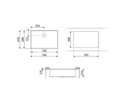 virtuves plautuve - SMEG 'QUADRA' VSTQ72-2 - 2 nuotrauka