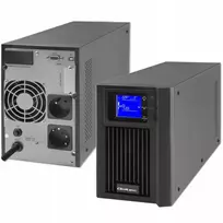 12v pure sine wave - Qoltec 53981 UPS On-line Grynoji sinusinė banga 2kVA 1.6kW LCD USB - 8 nuotrauka