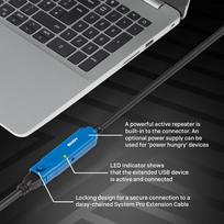 usb 3.0 extension - Lindy USB 3.0 Aktiv Typ A/A Pro M/F 10m - 7 nuotrauka