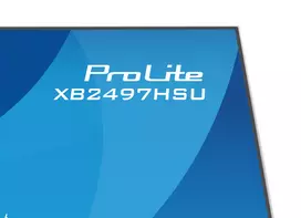 350 - iiyama ProLite XB2497HSU-W1 23.8", IPS, FHD, 120Hz, baltas (white) - 3 nuotrauka
