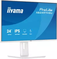 350 - iiyama ProLite XB2497HSU-W1 23.8", IPS, FHD, 120Hz, baltas (white) - 6 nuotrauka