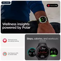 gps - Motorola Moto Watch 47 mm Juodas (Black) - 3 nuotrauka