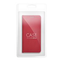 samsung galaxy a51 deklas - Samsung Galaxy A51 LUNA Book Carbon Dėklas Raudonas (Red) - 3 nuotrauka
