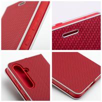 samsung galaxy a51 deklas - Samsung Galaxy A51 LUNA Book Carbon Dėklas Raudonas (Red) - 7 nuotrauka