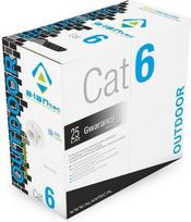 6 cat lan - Alantec KIU6OUTZ305 tinklo kabelis Juoda 305 m Cat6 U/UTP (UTP) - 2 nuotrauka