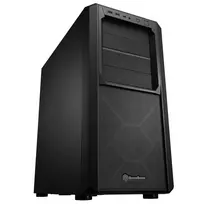 korpusas silverstone - Kompiuterio korpusas SilverStone SETA D1, juoda - 5 nuotrauka