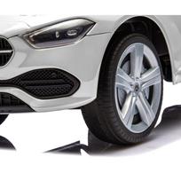 paspiriami automobiliai - Paspiriamas automobilis Milly Mally Mercedes C-Class S, balta (White) - 7 nuotrauka