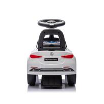 paspiriami automobiliai - Paspiriamas automobilis Milly Mally Mercedes C-Class S, balta (White) - 9 nuotrauka