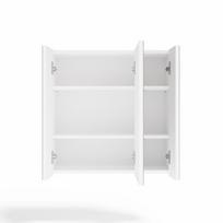 vibro - Pakabinama vonios spintelė Topeshop POLA 3L su veidrodžiu, balta (White) - 3 nuotrauka