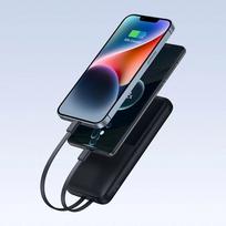 power bank 10000 mah - Baseus Lipow, 10000mAh, 22.5W, juodas (black) - 2 nuotrauka