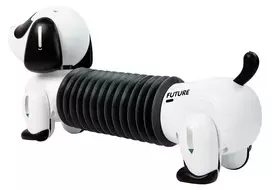 robotas suniukas - LEAN Toys interaktyvus robotas šuo su nuotolinio valdymo pultu - 2 nuotrauka
