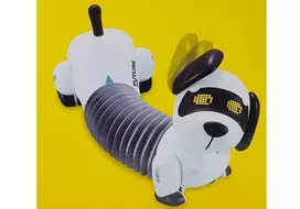 robotas suniukas - LEAN Toys interaktyvus robotas šuo su nuotolinio valdymo pultu - 5 nuotrauka