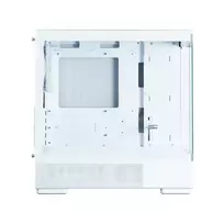 micro atx baltas korpusas - Zalman P10 Micro-ATX Mini Tower, balta (White) - 3 nuotrauka