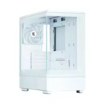 micro atx baltas korpusas - Zalman P10 Micro-ATX Mini Tower, balta (White) - 5 nuotrauka