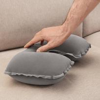 kelionine pagalvele - Pripučiama pagalvė Bestway 67006, balta/juoda, 46 cm x 28 cm - 2 nuotrauka