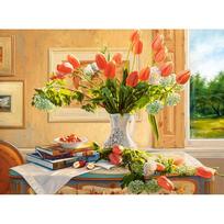 puzzle 3000 - Castorland Floral Impressions C-300594-2, 3000 det. - 2 nuotrauka