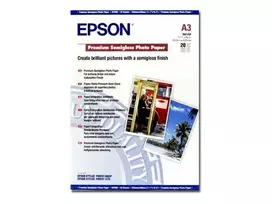 a3 popierius - Epson Premium pusiau blizgus fotopopierius A3, 20 lapų, 251 g/m² - 2 nuotrauka