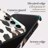 MIO Leopard MagSafe Compatible for Samsung Galaxy S24 5G Brown/White/Black