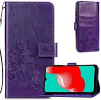 Reach Flower Book dėklas Samsung Galaxy A56 5G Violetinis (Purple)
