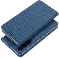 Forcell LUNA Book Carbon dėklas Xiaomi Redmi Note 11 Pro / 11 Pro 5G Mėlynas (Blue)