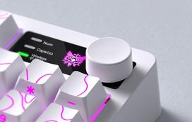 gaming klaviatura - Onikuma MT902 Gaming Keyboard, Balta (White) - 2 nuotrauka