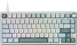 Royal Kludge R75 Sky Cyan, Blue Switch, US (Mėlynas)