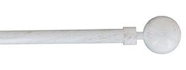teleskopinis karnizas - Luance teleskopinis, viengubas, 120-210 cm, balta (White) - 2 nuotrauka